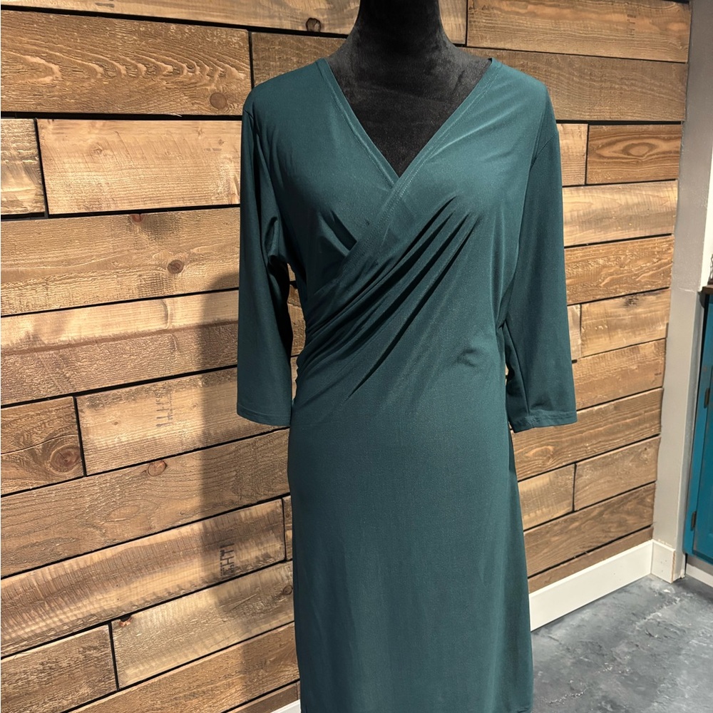 Jon & Anna Green Long Sleeve Dress